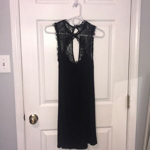 Black evening dress
